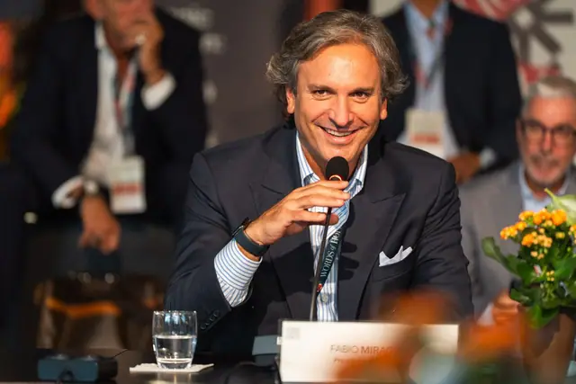 Fabio Miraglia al microfono